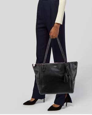 Kate Spade Orchard Street Maya Tote Black Pebbled Leather NWOT